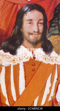 Abbildung von Karl I. (19. November 1600 - 30. Januar 1649)[A] war König von England, König von Schottland und König von Irland vom 27. März 1625 bis zu seiner Hinrichtung im Jahr 1649