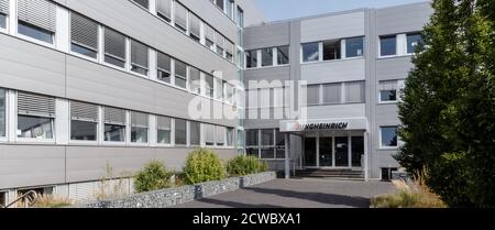 Norderstedt, Deutschland. September 2020. Haupteingang und Verwaltungsgebäude des Jungheinrich-Werks in Norderstedt. Quelle: Markus Scholz/dpa/Alamy Live News Stockfoto