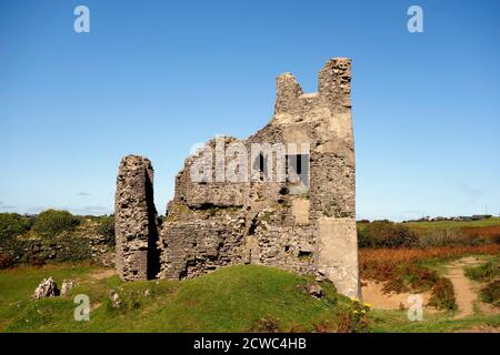 Pennard Castle, Gower, Wales Stockfoto