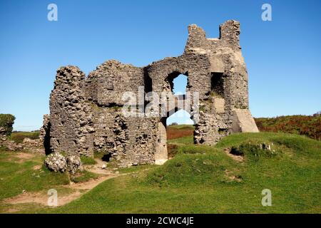 Pennard Castle, Gower, Wales Stockfoto