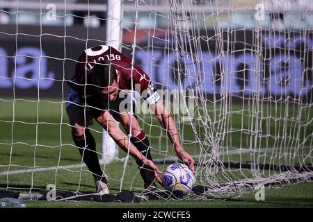 Turin, Italien. September 2020. Andrea Belotti von Turin FC während der Serie EIN Spiel zwischen Turin FC und Atalanta Calcio. Stockfoto