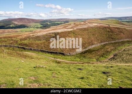 Heather Management Bolton Abbey Estate Stockfoto