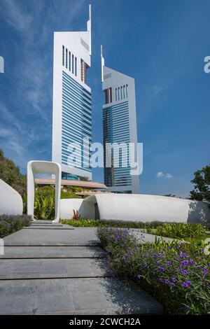 Jumeirah Emirates Towers Hotel, Dubai, Vereinigte Arabische Emirate Stockfoto