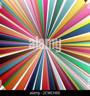 Zufälligkeit unregelmäßige Ausstrahlungsstreifen, Linien. Strahlen, Strahlen. Unregelmäßiger Starburst, Sonnenburst Hintergrund Stock Vektor