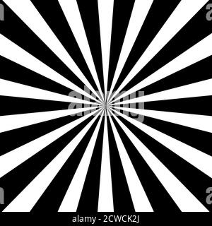 Zufälligkeit unregelmäßige Ausstrahlungsstreifen, Linien. Strahlen, Strahlen. Unregelmäßiger Starburst, Sonnenburst Hintergrund Stock Vektor