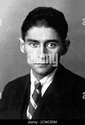Franz Kafka (1883-1924), Porträt des böhmischen Schriftstellers, 1923 Stockfoto