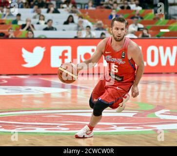 José Juan Barea - Basketball-Team Von Puerto Rico. FIBA OQT Tournament, Belgrad 2016 Stockfoto