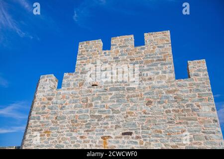 Kulturerbe, mittelalterliche RAM-Festung, alte osmanische Festung, Grenzbefestigung am Ufer der Donau, Ostserbien, Europa Stockfoto