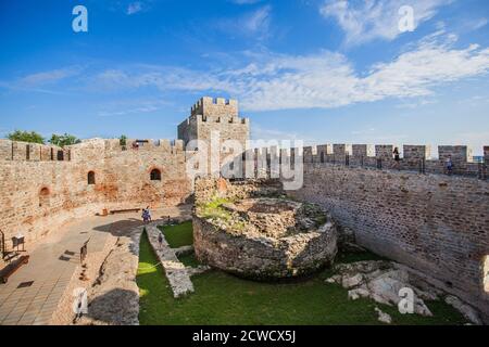 Kulturerbe, mittelalterliche RAM-Festung, alte osmanische Festung, Grenzbefestigung am Ufer der Donau, Ostserbien, Europa Stockfoto