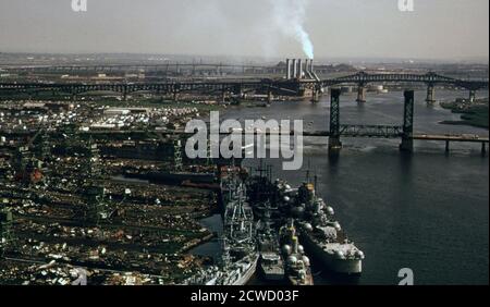 Hackensack River in New Jersey ca. Juni 1974 Stockfoto