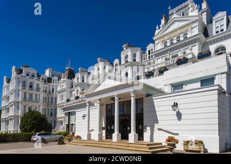 England, East Sussex, Eastbourne, Das Fünf-Sterne-Grand Hotel Stockfoto