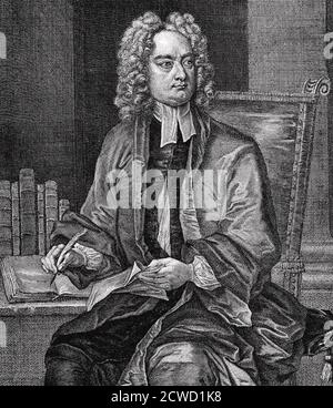 JONATHAN SWIFT (1667-1745) Anglo-irischer Satiriker, Dichter und Kleriker, Stockfoto