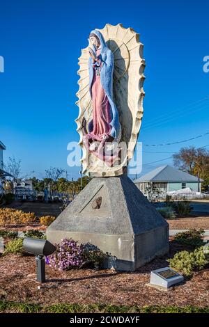 Schrein der Muttergottes von Guadalupe in der St. Paul Catholic Chapel in Pass Christian, Mississippi, USA Stockfoto