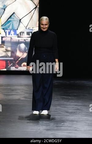 CHRISTIAN DIOR SS21 Runway während der Paris Fashion Week 2020. September - Paris, Frankreich 29/09/2020 - weltweite Nutzung Stockfoto