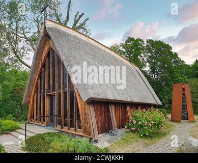 Die Skipperkirche in Ahrenshoop (Deutschland) Stockfoto