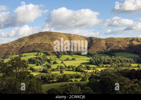 CAER Caradoc von Plush Hill, Shropshire Hills, in der Nähe von Church Stretton, Shropshire Stockfoto