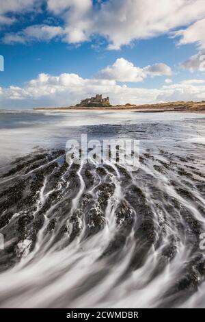 Bamburgh Castle in Northumberland, England Stockfoto