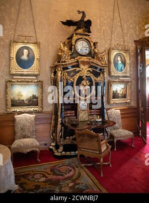 Waddesden Manor, Herrenhaus in Aylesbury, Buckinghamshire, Großbritannien Stockfoto