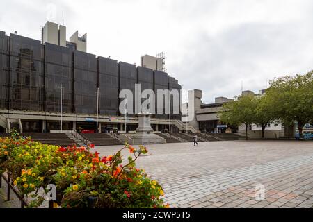 Die Bürgerbüros und guildhall Square Portsmouth, Großbritannien Stockfoto