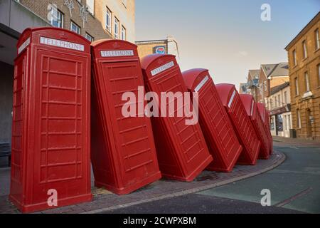 Fotografie von Telefonzellen in london Stockfoto