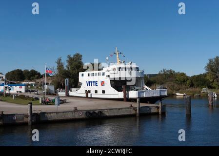 Fähre Vitte, Hiddensee, Rügen, Deutschland Stockfoto