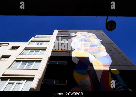 Straßenszenen in Malaga, Andalusien, Costa del Sol, Spanien Stockfoto