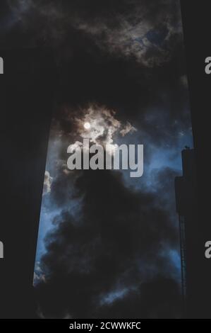 Feuer zerstört Kuala Lumpur Stockfoto