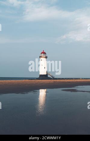Ayr Leuchtturm oder Talacre Leuchtturm Stockfoto