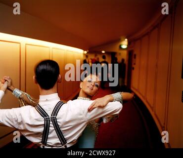 Die Ballsaal-Weltmeisterschaft in der Royal Albert Hall in London. Stockfoto