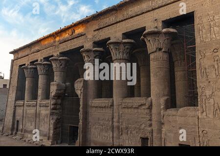 Tempel des gottes Khnum, Esna 41-251 n. Chr. Stockfoto