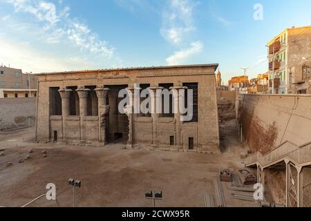 Tempel des gottes Khnum, Esna 41-251 n. Chr. Stockfoto