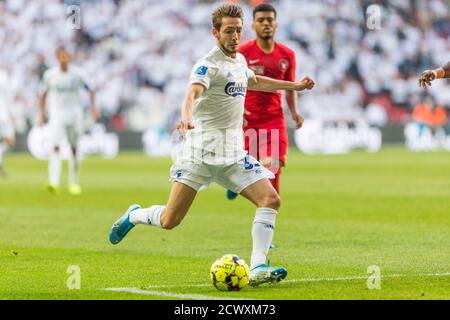 Kopenhagen, Dänemark. September 2019. Rasmus Falk (33) vom FC Kopenhagen beim 3F Superliga-Spiel zwischen dem FC Kopenhagen und dem FC Midtjylland in Telia Parken. (Foto: Gonzales Photo - Thomas Rasmussen). Stockfoto