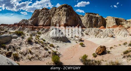 Der Toadhocker Trail führt zu einem Gebiet von Hoodoos und Ausgewogene Felsformationen durch Jahrhunderte der Erosion und ist geschaffen Teil der Grand Staircase-Escala Stockfoto