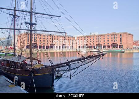 Das Royal Albert Dock Liverpool Stockfoto