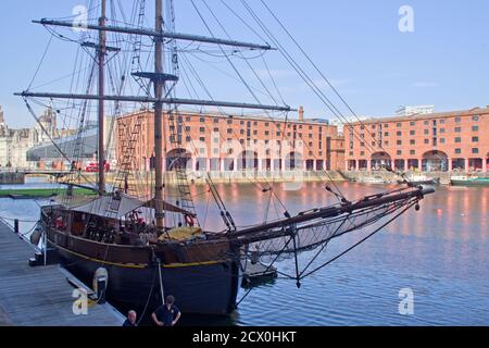 Das Royal Albert Dock Liverpool Stockfoto