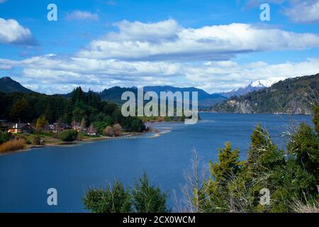 Lago San Carlos de Bariloche Stockfoto