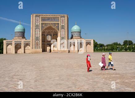 16. Jahrhundert Barak Khan Madrasah, Khast Imam-Platz, Taschkent, Usbekistan Stockfoto