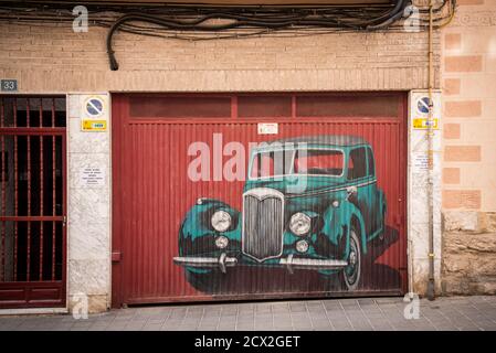 Private Garage Stockfoto