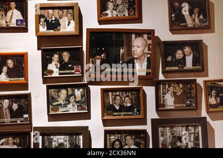 Kommunistisches Restaurant Oberża pod Czerwonym Wieprzem, Warschau, Polen Stockfoto