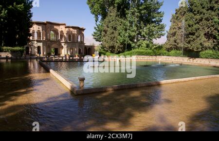 Shazdeh Garden B?gh-e Sh?zdeh befindet sich in der Nähe von Mahan in der Provinz Kerman, Iran. Ein Garten wurde ursprünglich für Mohammad Hasan Khan Qajar Sardari Iravani ca. 1850 Stockfoto