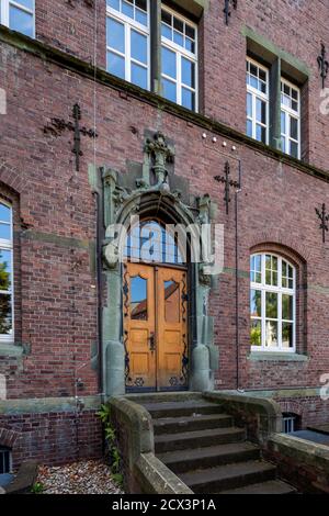 Dorsten, Lippe, Ruhrgebiet, Naturpark hohe Mark Westmuensterland, Münsterland, Westfalen, Nordrhein-Westfalen, NRW, Ursulinenkloster und Gymnasium St. Stockfoto