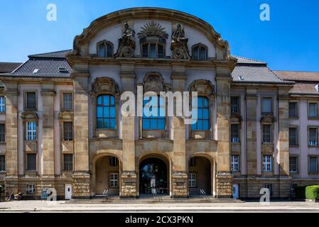 Mönchengladbach, Niers, Niederrhein, Rheinland, Nordrhein-Westfalen, NRW, Landgericht Mönchengladbach und Amtsgericht Mönchengladbach, Justizgebaeu Stockfoto