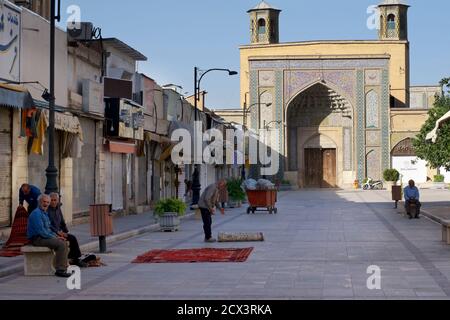 Vakil Moschee und Umgebung, Shiraz, Iran Stockfoto