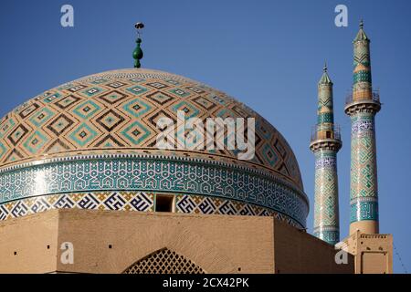 Jameh Masjid. Freitag Moschee, Yazd, Iran Stockfoto