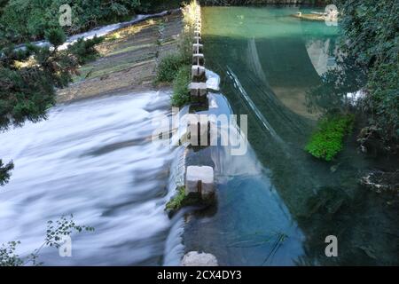 Hydrauliksystem im Flusspark von colle di val d'elsa toskana italien Stockfoto