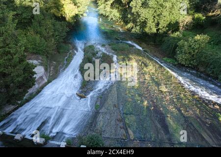 Hydrauliksystem im Flusspark von colle di val d'elsa toskana italien Stockfoto