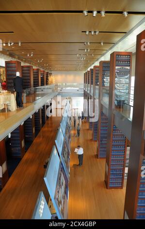 William J. Clinton Presidential Center & Park, Library Interior, Little Rock, Arkansas, USA, Little Rock Stockfoto