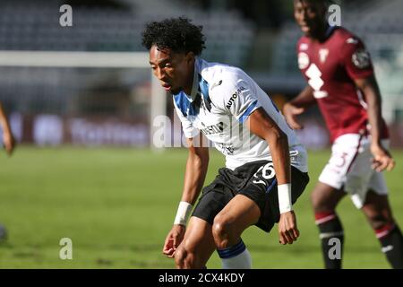 Johan Mojica von Atalanta BC während der Serie EIN Fußballspiel zwischen Turin FC und Atalanta BC im Olympischen Grande Torino Stadium am 26. September 2020 Stockfoto