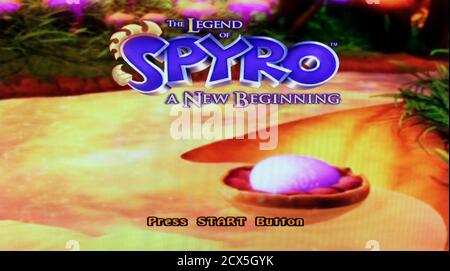 Legend of Spyro EIN neuer Anfang – Sony PlayStation 2 PS2 – nur für redaktionelle Zwecke Stockfoto