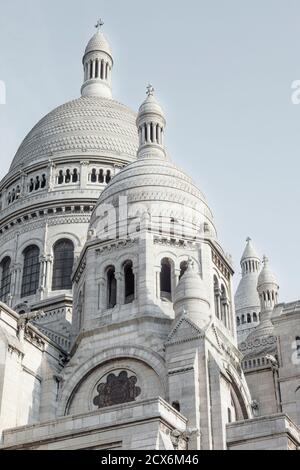 Basiliuqe du Sacre Coeur, Montmartre, Paris, Frankreich Stockfoto
